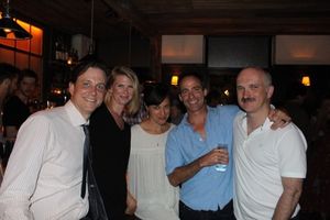 Andrew William Smith, guest, Stephanie Janssen, Christopher Marshall, Christian Parker @ BroadwayWorld Andrew William Smith, guest, Stephanie Janssen, Christopher Marshall, Christian Parke Photo