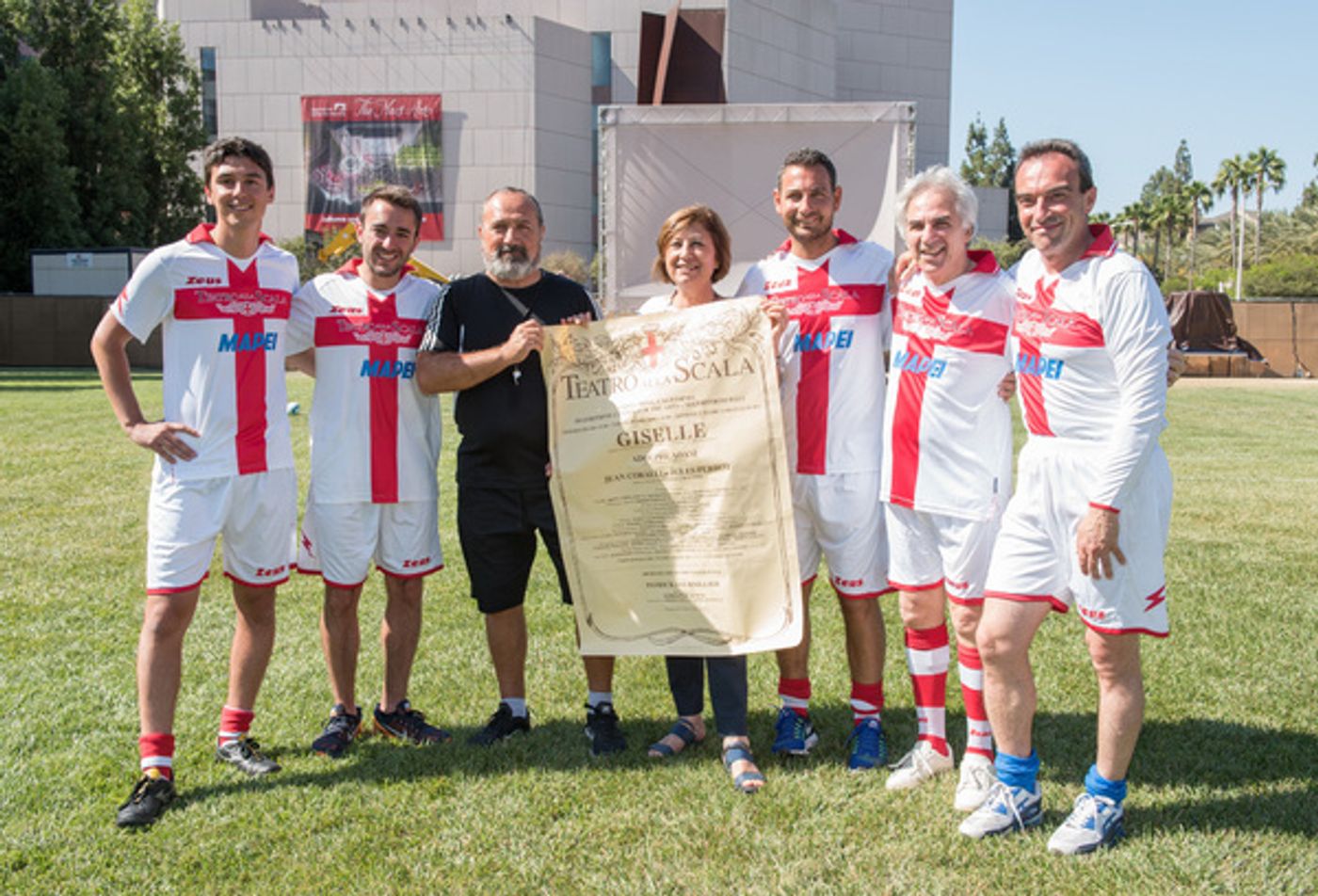 Photo Flash: La Scala Ballet and Segerstrom Center Staff Play International Soccer Match  Image