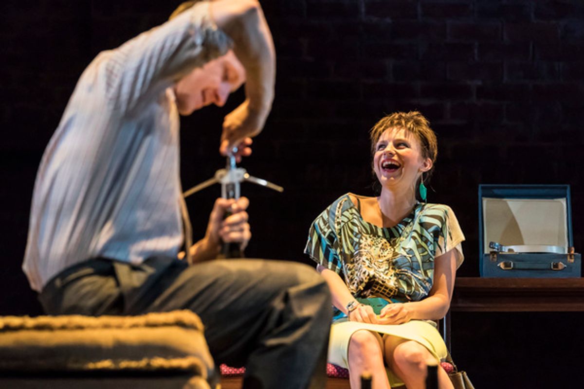 Mike Noble and Faye Marsay  at 