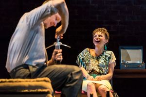 Mike Noble and Faye Marsay @ BroadwayWorld Mike Noble and Faye Marsay Photo