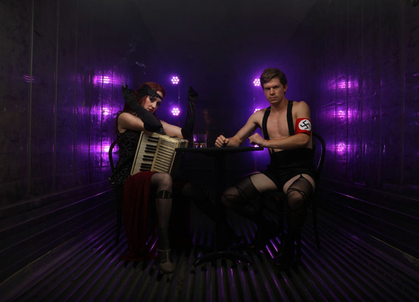 Photo Flash: Cast of Serenbe Playhouse's CABARET Poses in the Kit Kat Club  Image