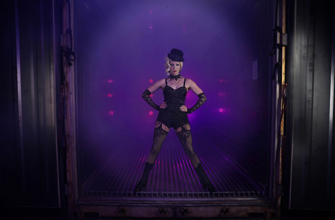 Photo Flash: Cast of Serenbe Playhouse's CABARET Poses in the Kit Kat Club  Image