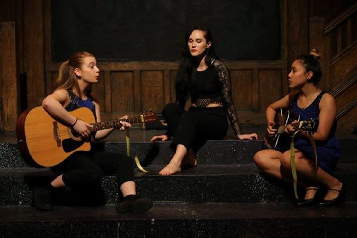 Kyra Mastrogiacomo, Teaghan Young, Mimoza Duot.  at 