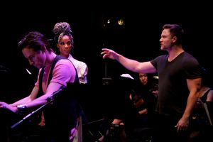 Reeve Carney, Tamyra Gray, and Scott Porter Photo