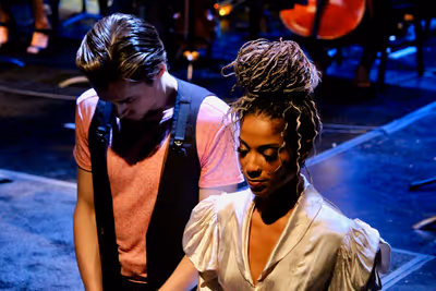 Reeve Carney and Tamyra Gray Photo
