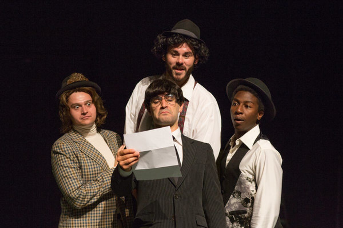 Jake Offen,  Abraham Ntonya, Patrick Poole and Carlton Warnberg at 