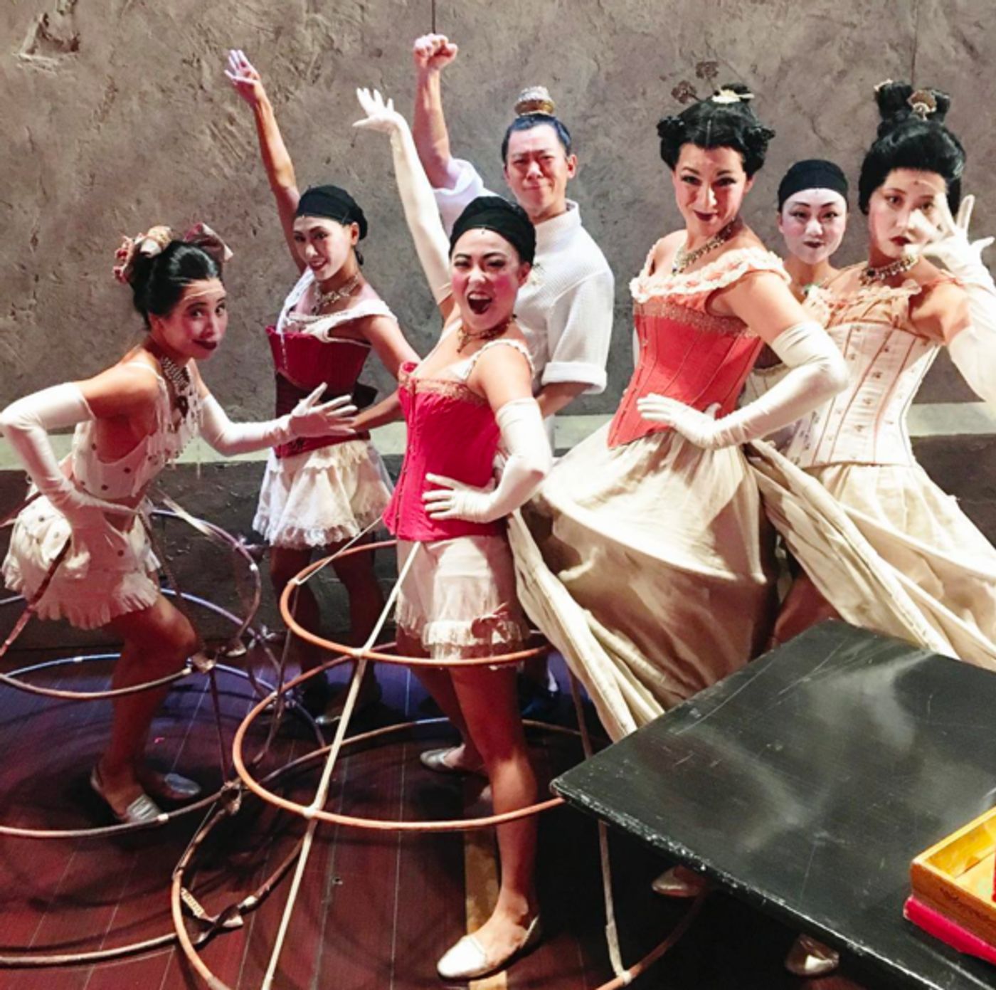 Photo Flash: Hoop, Hoop, Hooray! THE KING AND I Celebrates a Two Show Day, and More Saturday Intermission Pics!  Image
