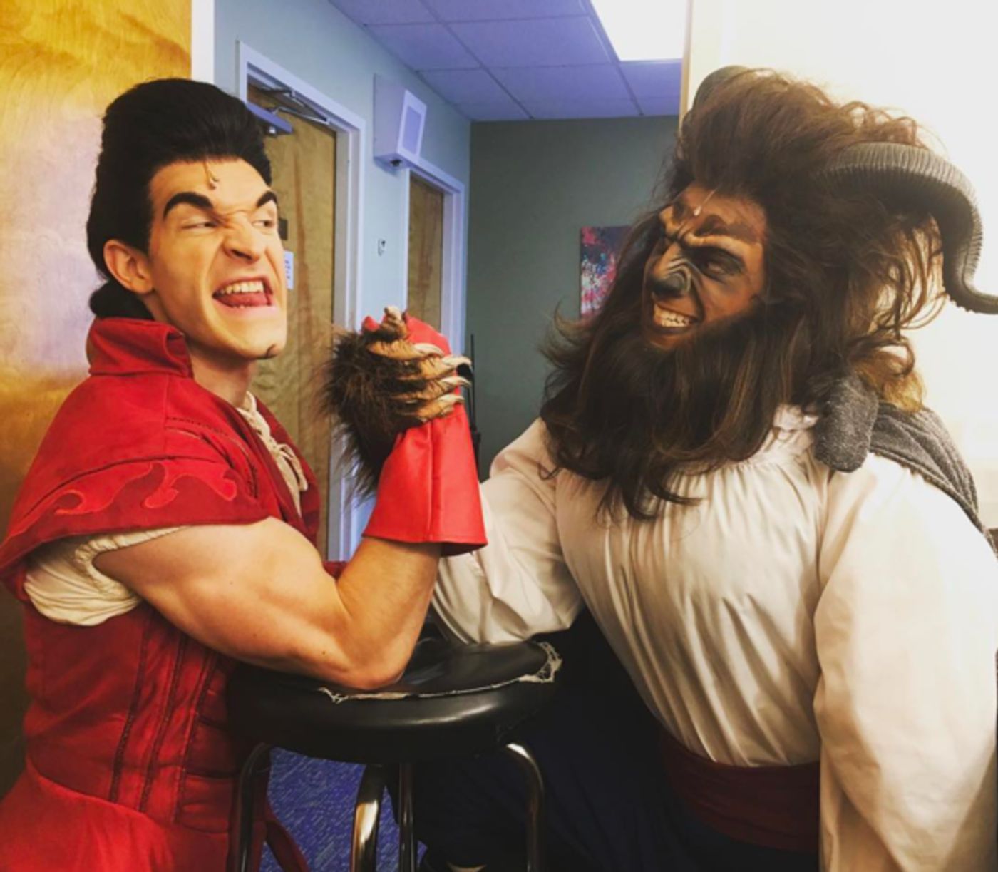 Photo Flash: Hoop, Hoop, Hooray! THE KING AND I Celebrates a Two Show Day, and More Saturday Intermission Pics!  Image