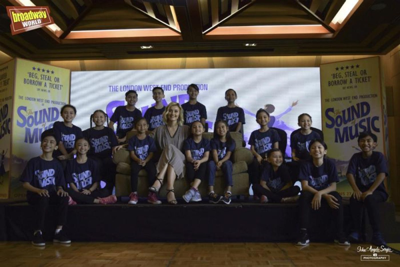 Photo Coverage: THE SOUND OF MUSIC International Tour Finds Cast of Kids  Image