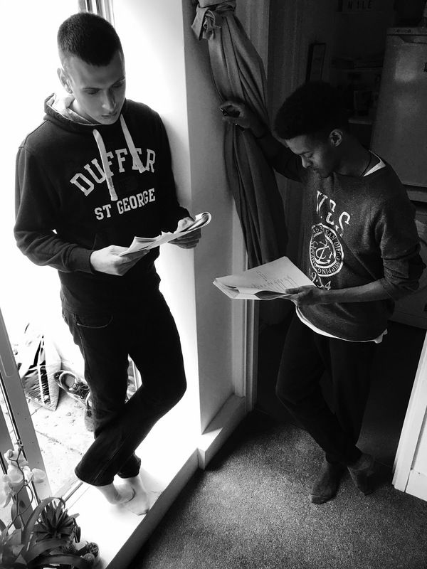 Rhys Yates and Nebiu Samuel Photo