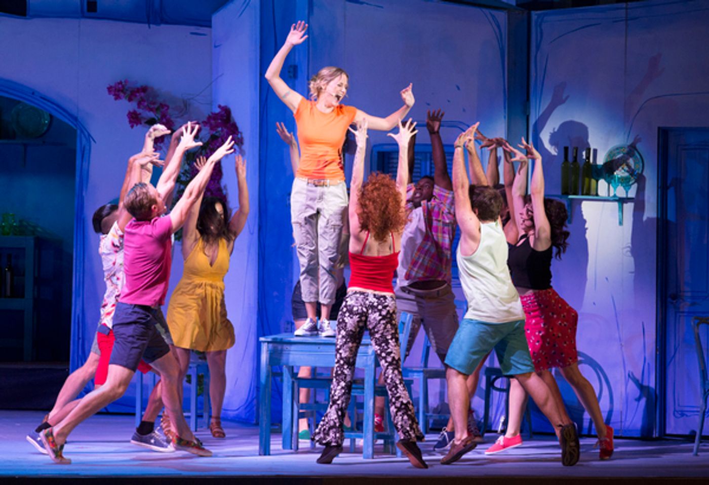 Photo Flash: First Look at Jennifer Nettles, Dove Cameron, Corbin Bleu and More in MAMMA MIA! at The Hollywood Bowl  Image