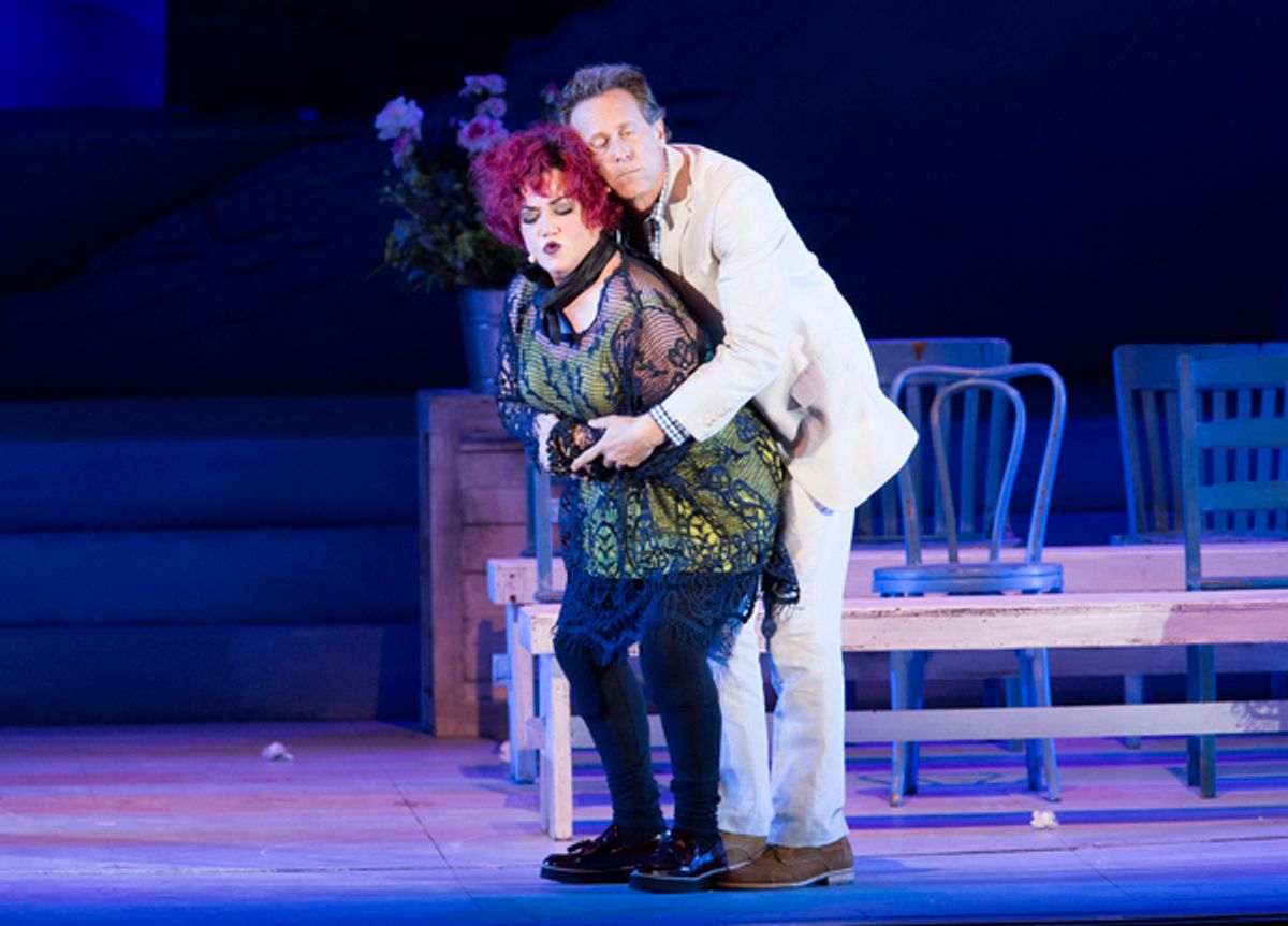 Lea DeLaria and Steven Weber at 