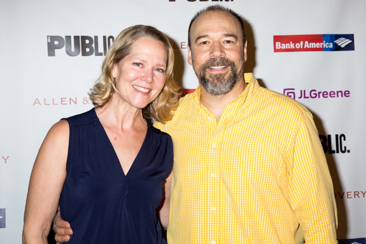 Rebecca Luker, Danny Burstein at 