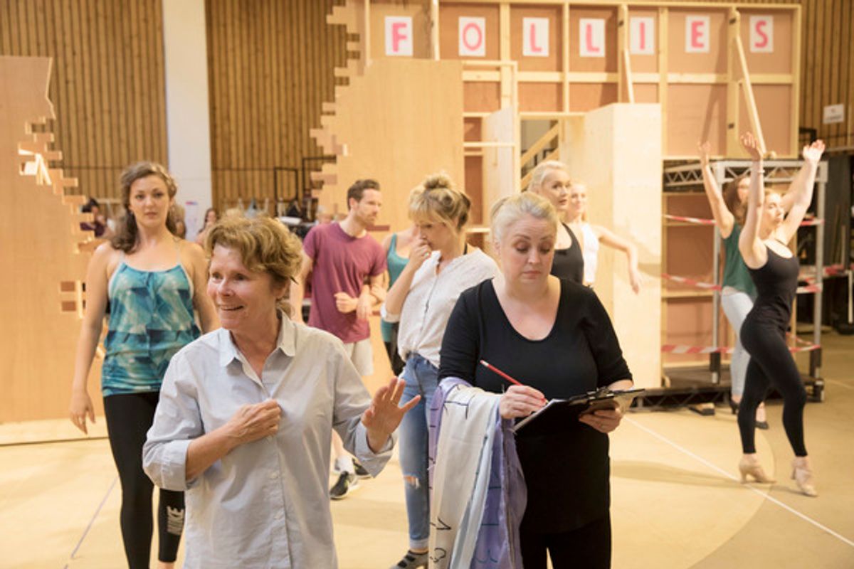 Imelda Staunton and Liz Ewing at 
