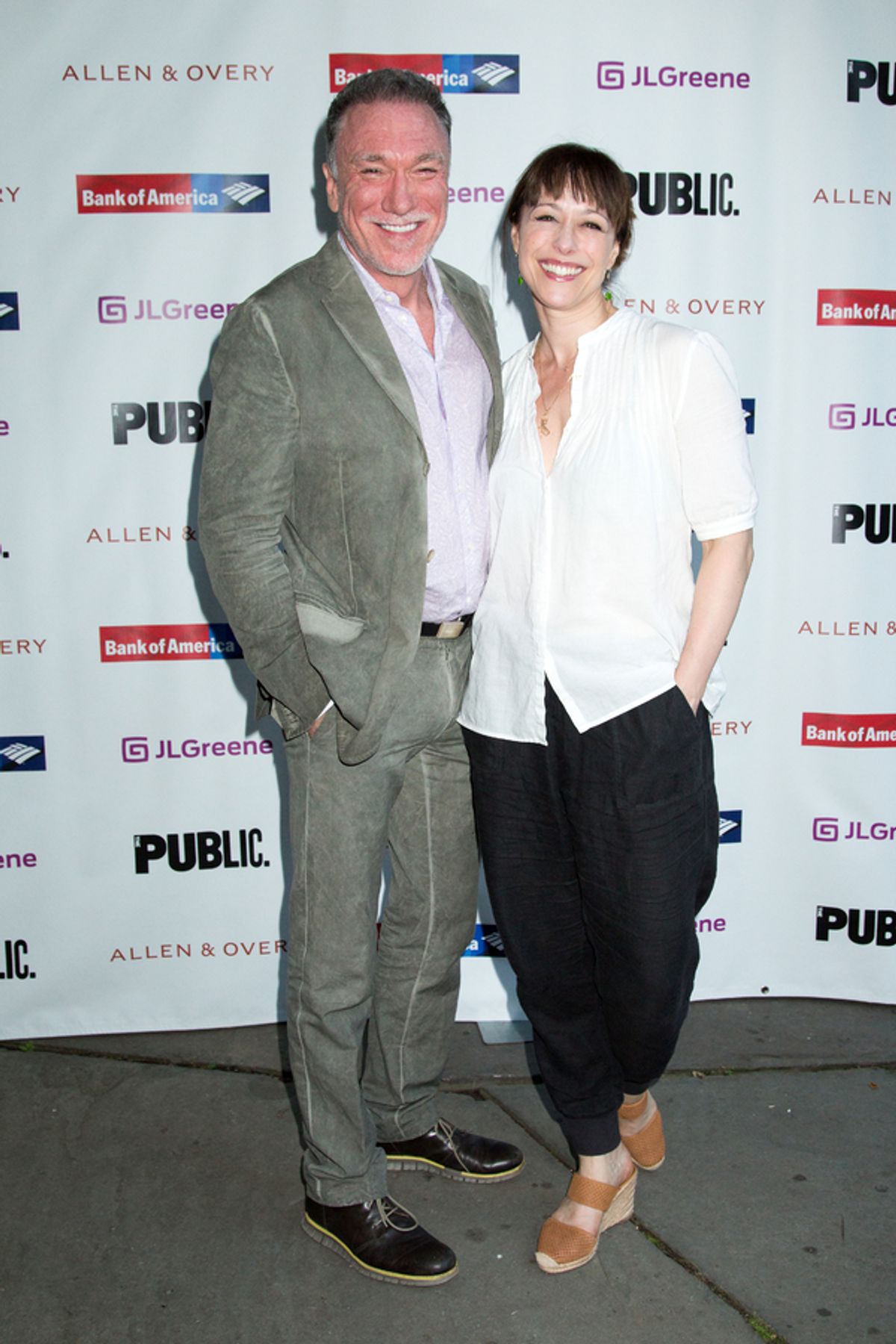 Patrick Page, Paige Davis at 
