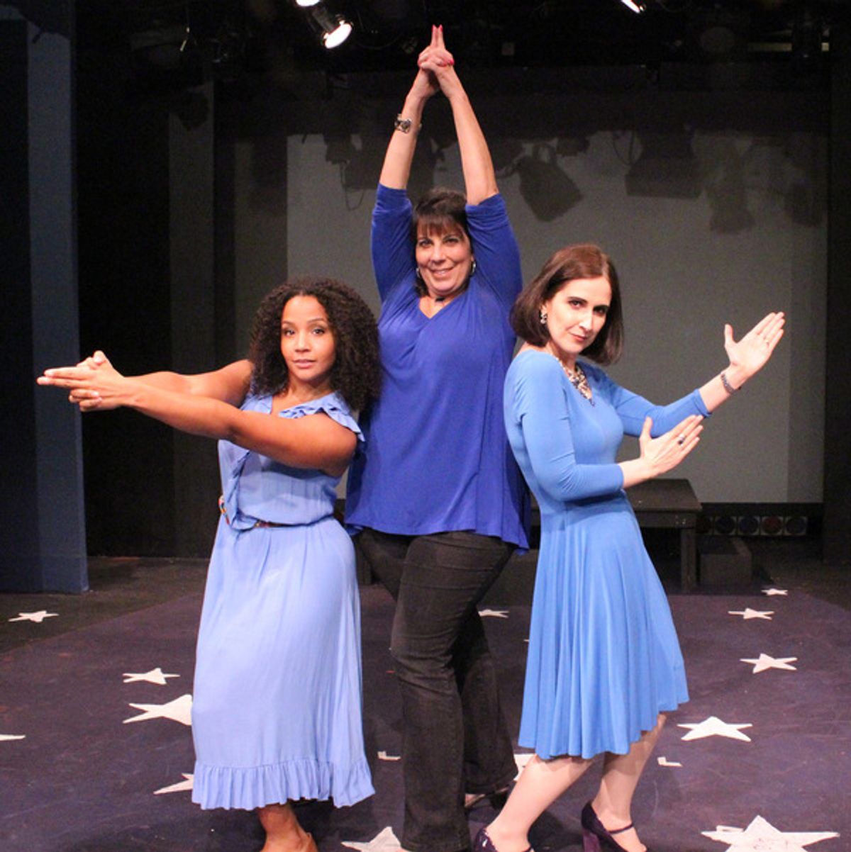 Stephanie Umoh, Stephanie D'Abruzzo, Christine Pedi at 