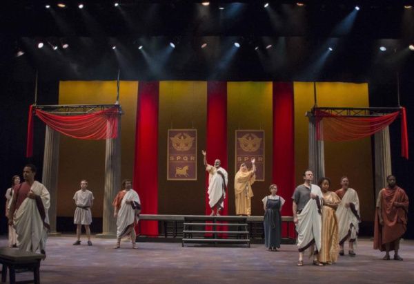 JULIUS CAESAR

Directed by Janice L Blixt
Scenic Design by Jeromy Hopgood 
Lighting D Photo