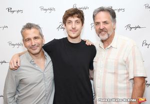 Director David Cromer and playwright Max Posner with Playwrights Horizons artistic di Photo