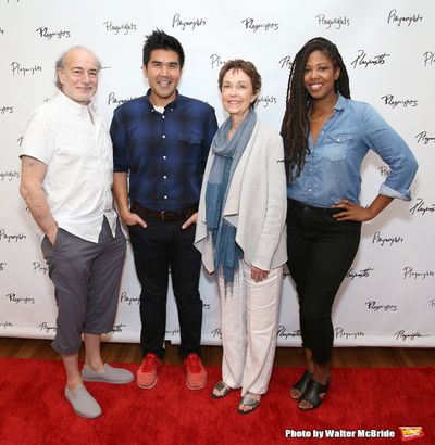 Peter Friedman, Pun Bandhu, Deanna Dunagan and Marinda Anderson  Photo