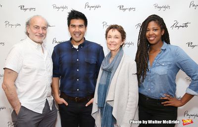 Peter Friedman, Pun Bandhu, Deanna Dunagan and Marinda Anderson  Photo