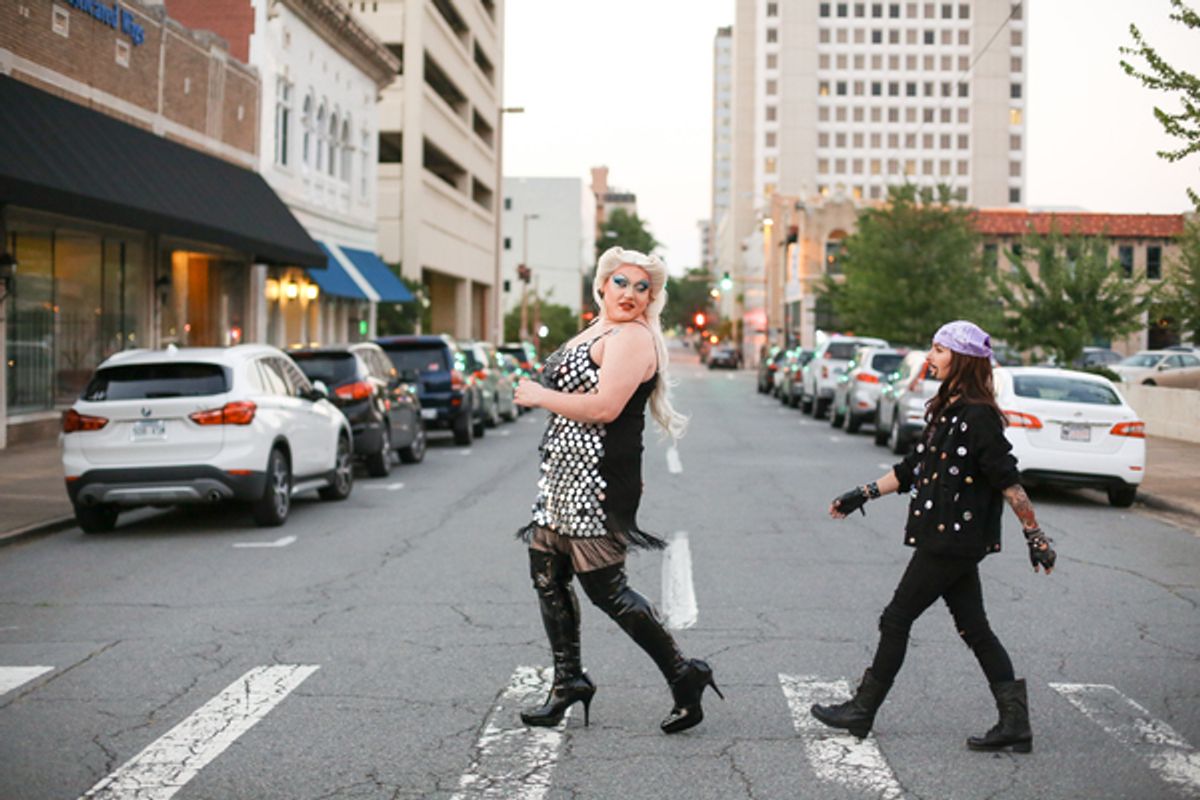 Anthony James Gerard and Brittany Sparkles at 