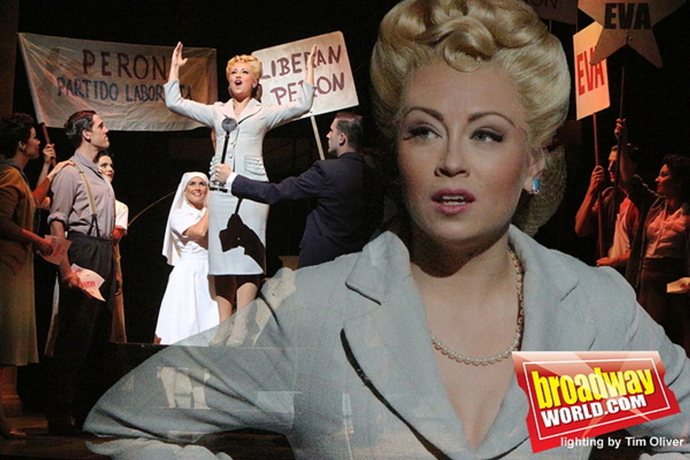 Photo Coverage: EVITA Starring Emma Hatton and Gian Marco Schiaretti Returns to the West End  Image