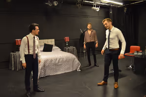 Ed Brody, Dario Coates, and Ryan Hutton @ BroadwayWorld Ed Brody, Dario Coates, and Ryan Hutton Photo