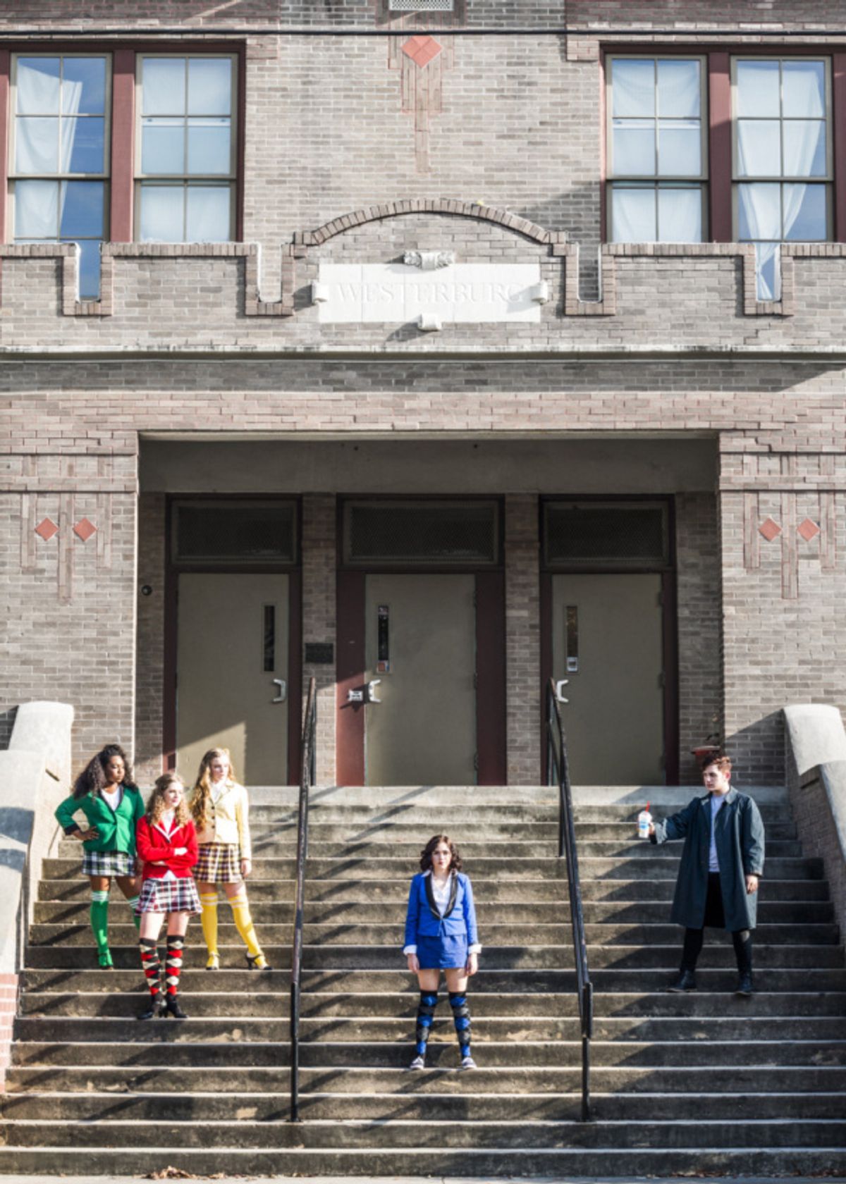 Rachael Palmer, Courtlin Parisher, Madison Friedhoff, Nicole Daniels, and Austin Colburn at 