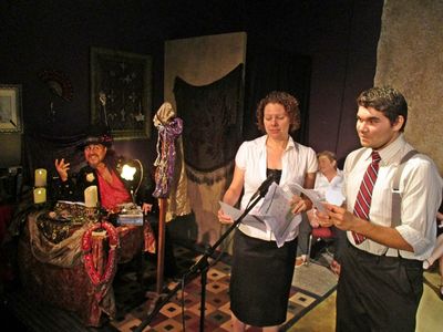 Edward R. Cox, Jessica Daigle and Stephen Denning
 Photo