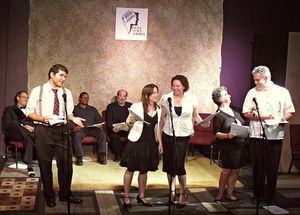 Stephen Denning, Soline McLain, Jessica Daigle, Darcy Preston and Scott Crane
@ BroadwayWorld Stephen Denning, Soline McLain, Jessica Daigle, Darcy Preston and Scott Crane
Photo