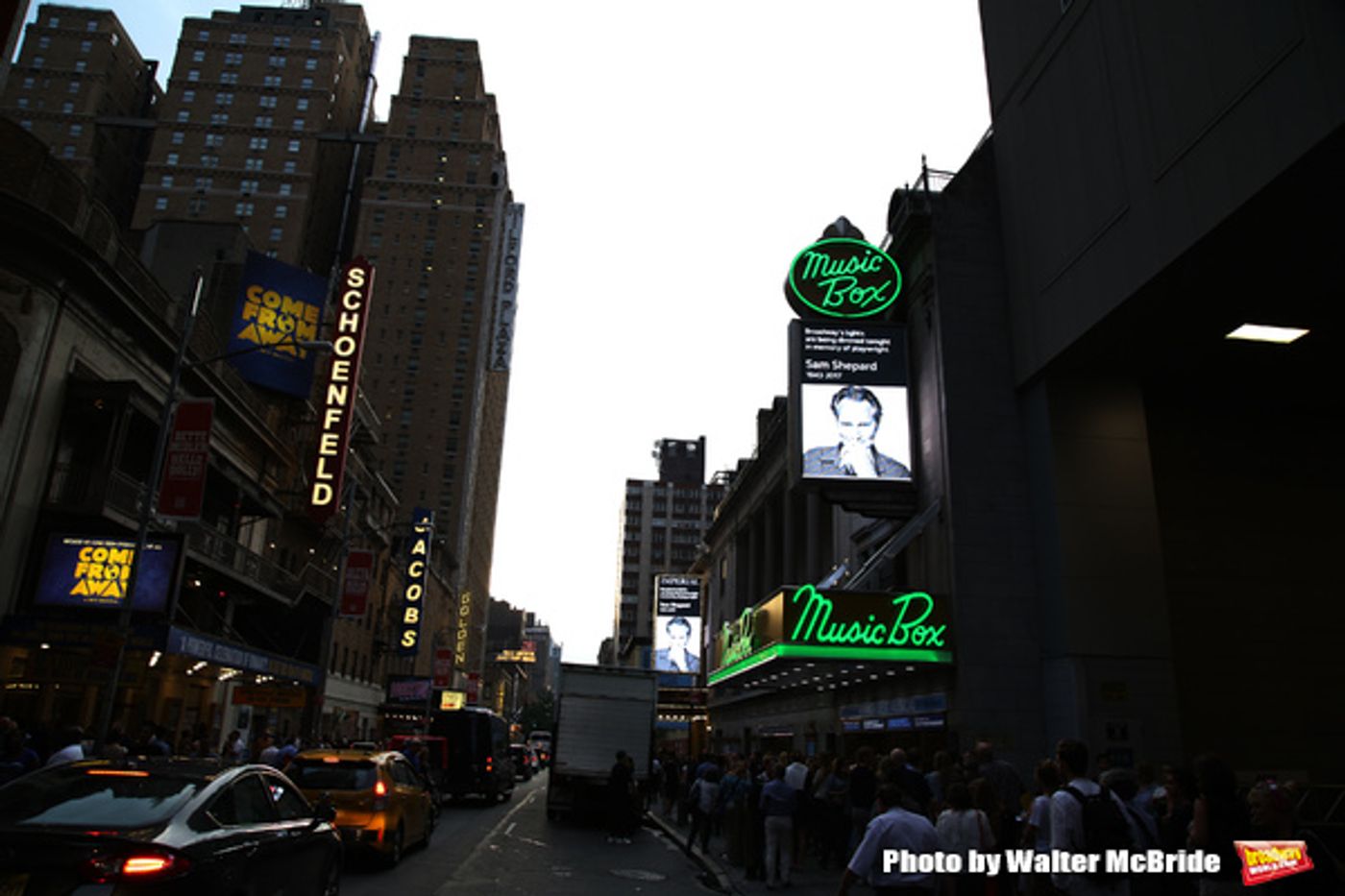 Photo Coverage: Broadway Dims The Lights In Memory Of Sam Shepard Photo Coverage: Broadway Dims The Lights In Memory Of Sam Shepard Image
