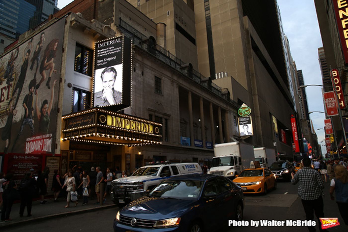 Photo Coverage: Broadway Dims The Lights In Memory Of Sam Shepard Photo Coverage: Broadway Dims The Lights In Memory Of Sam Shepard Image