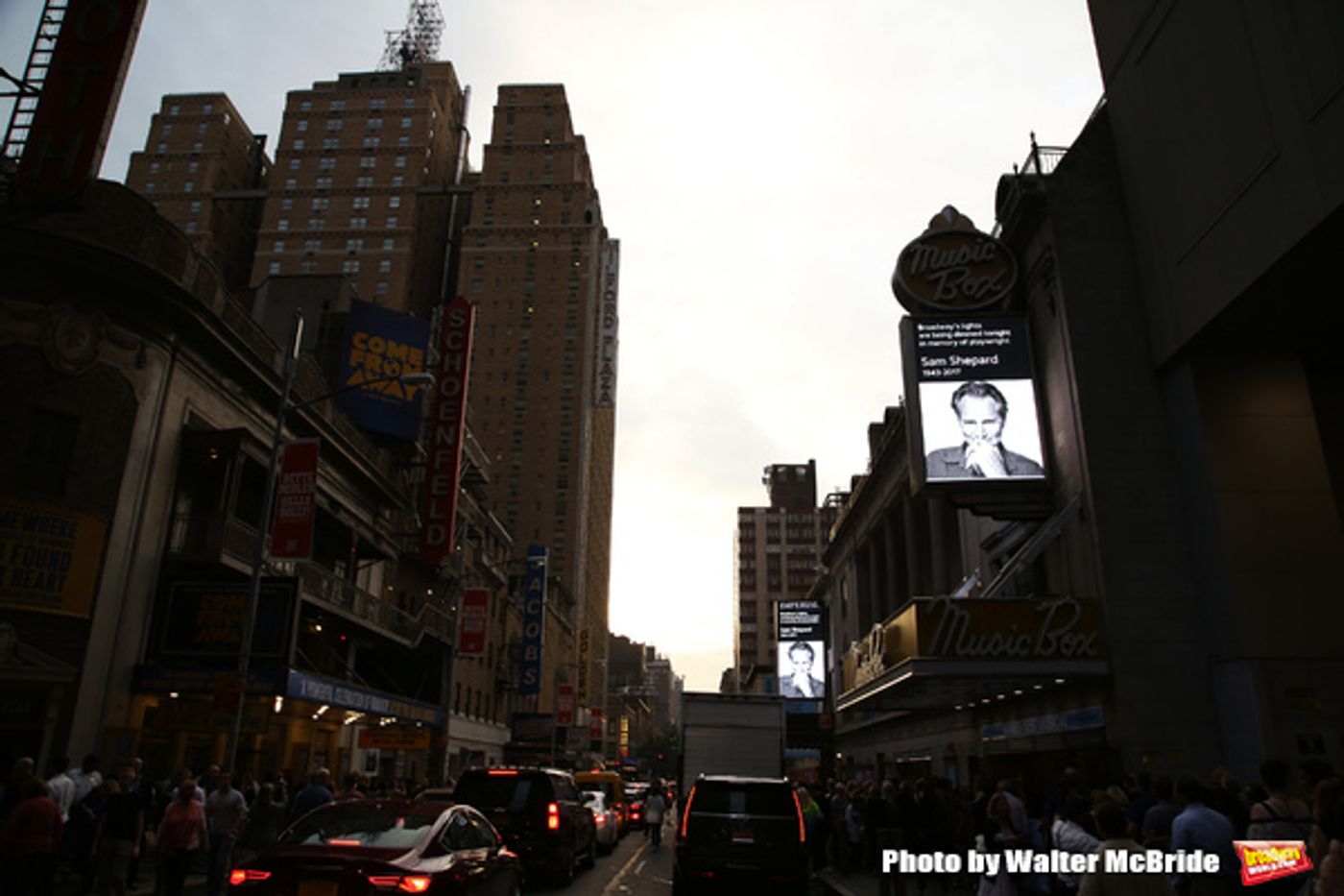 Photo Coverage: Broadway Dims The Lights In Memory Of Sam Shepard Photo Coverage: Broadway Dims The Lights In Memory Of Sam Shepard Image