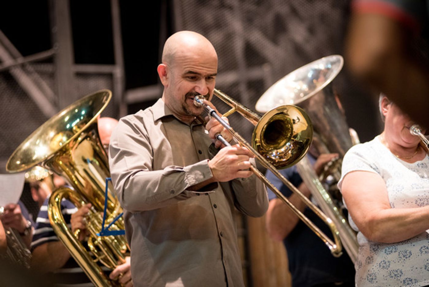 Photo Flash: In Rehearsals for BRASSED OFF at Wolverhampton Grand Theatre  Image