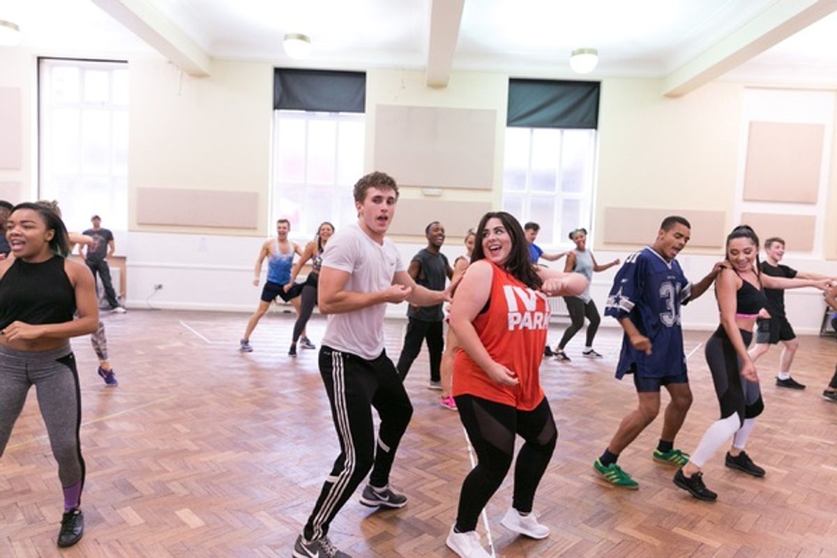 Rebecca Mendoza, Edward Chitticks, Layton Williams, Annalise Liard-Bailey at 