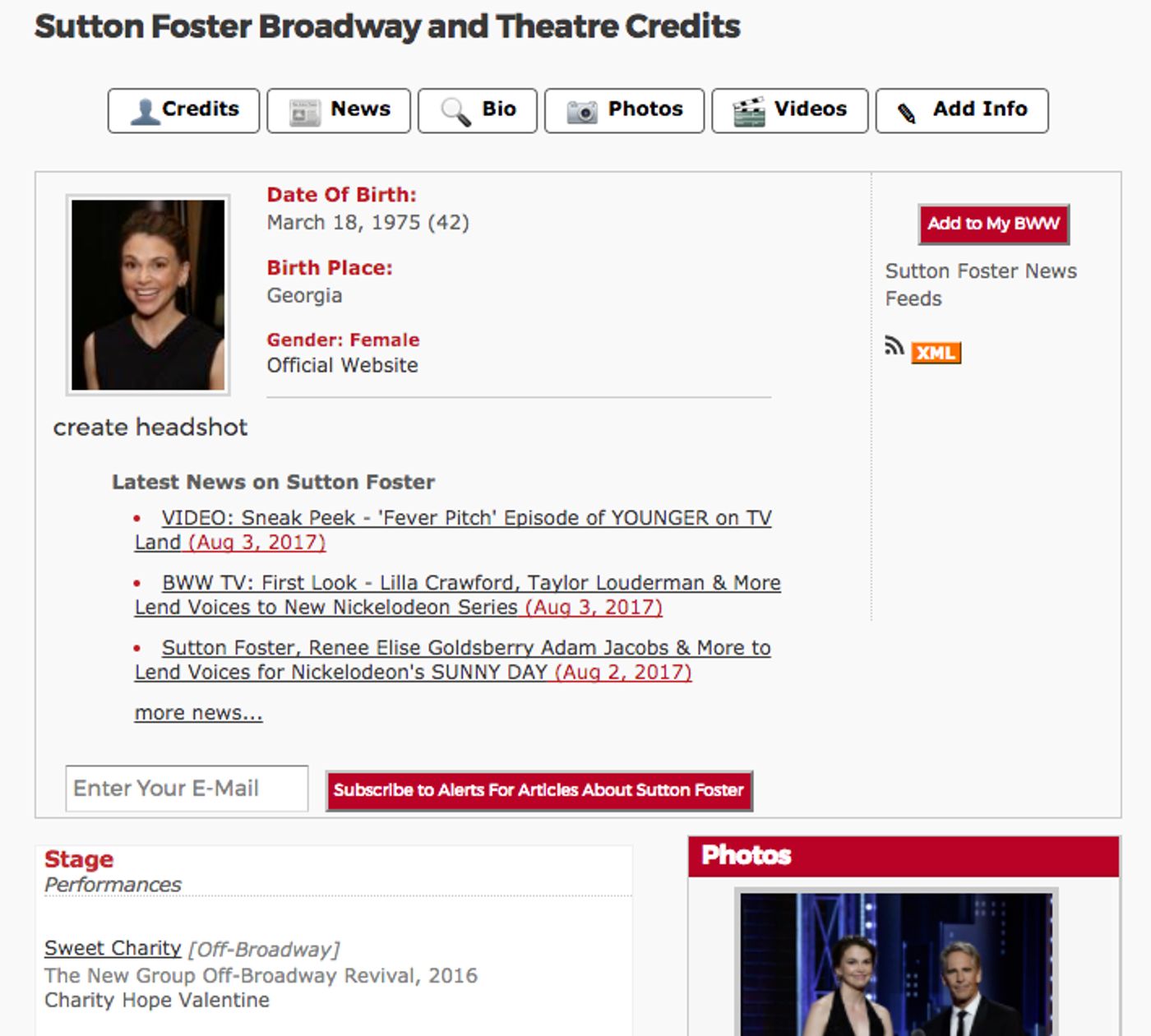 How to Add and Modify Profiles and Productions in BroadwayWorld's Database  Image