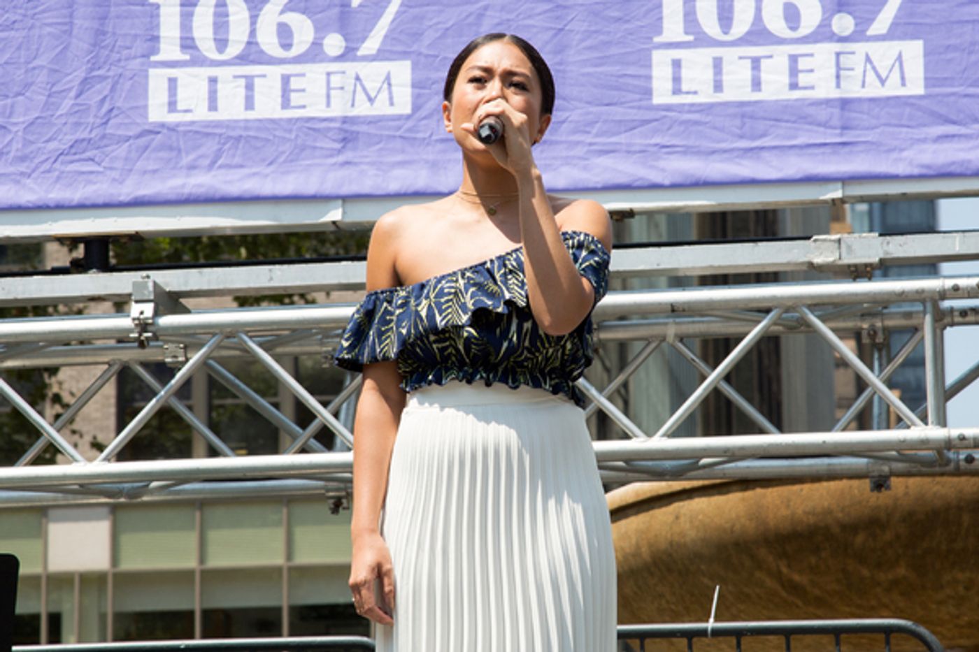 Photo Coverage: The Casts of MISS SAIGON, GREAT COMET & More Belt It Out at Bryant Park!  Image