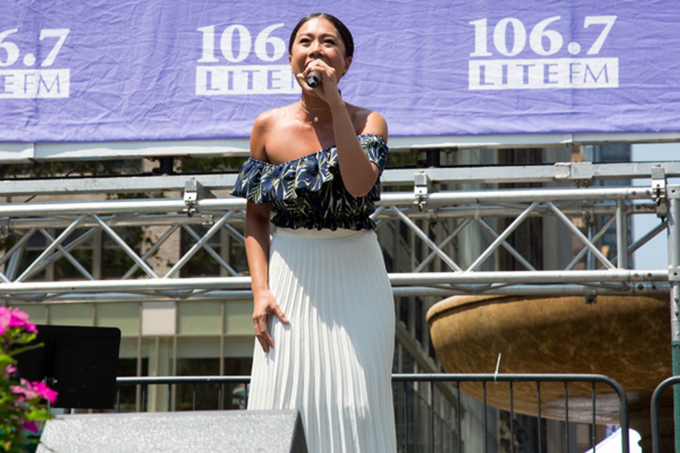 Photo Coverage: The Casts of MISS SAIGON, GREAT COMET & More Belt It Out at Bryant Park!  Image