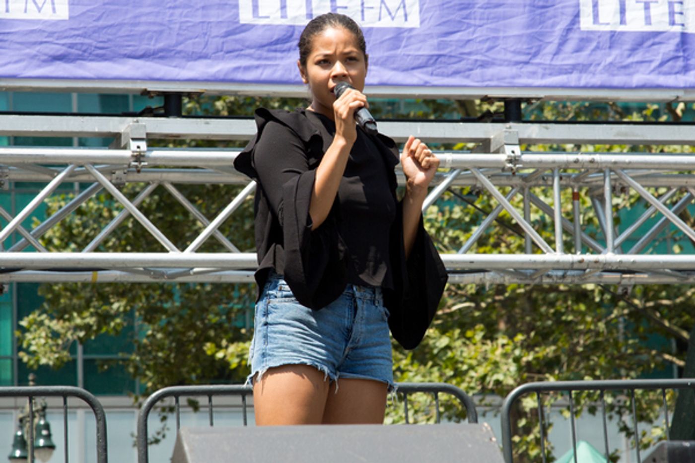 Photo Coverage: The Casts of MISS SAIGON, GREAT COMET & More Belt It Out at Bryant Park!  Image