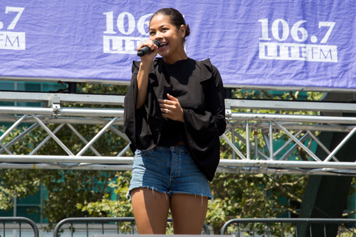 Photo Coverage: The Casts of MISS SAIGON, GREAT COMET & More Belt It Out at Bryant Park!  Image