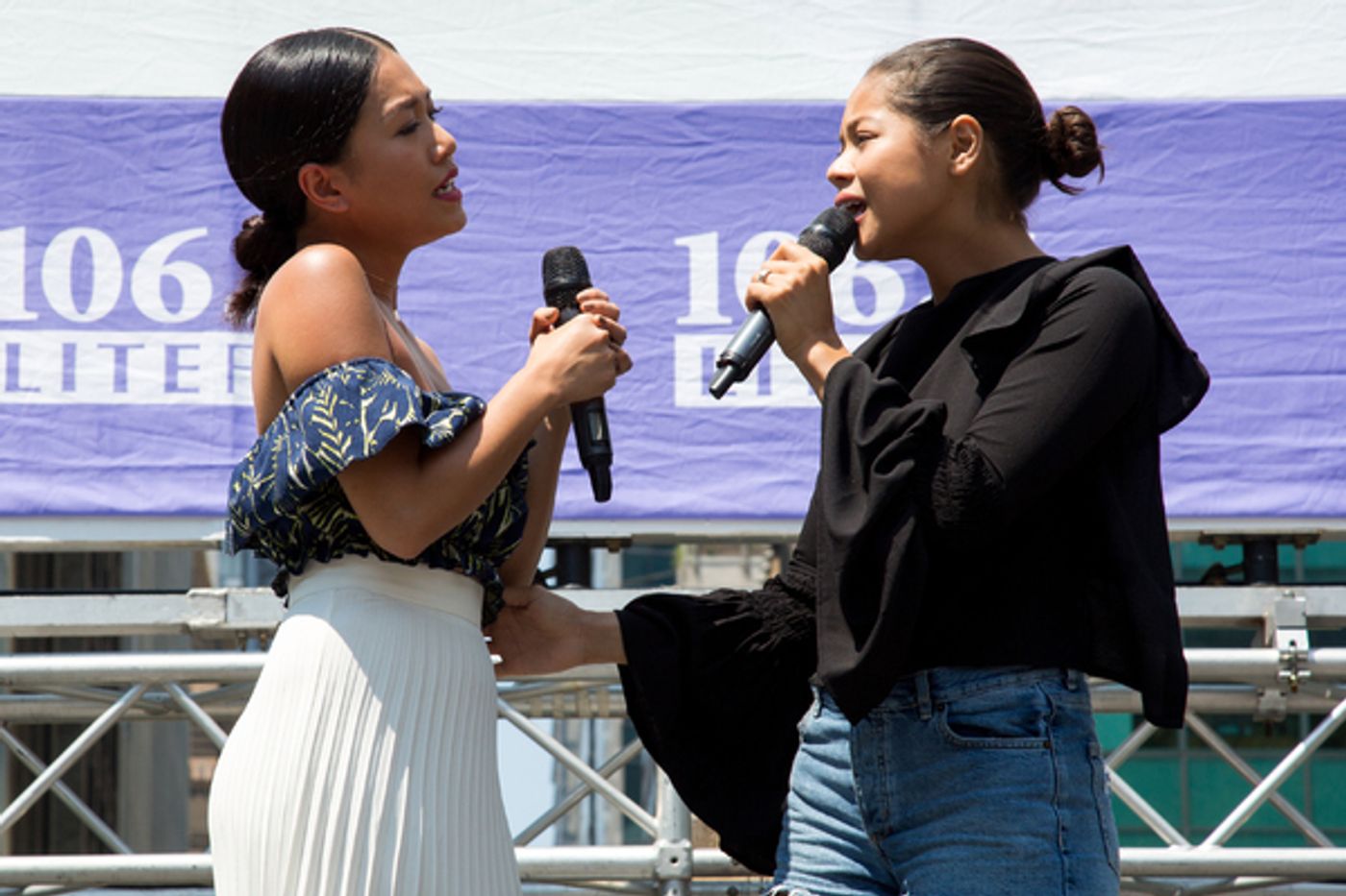 Photo Coverage: The Casts of MISS SAIGON, GREAT COMET & More Belt It Out at Bryant Park!  Image