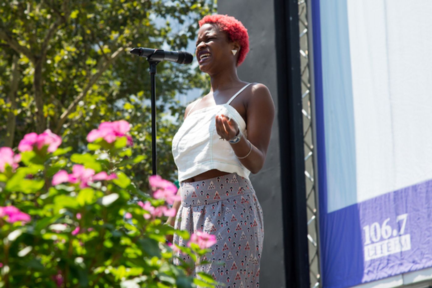 Photo Coverage: The Casts of MISS SAIGON, GREAT COMET & More Belt It Out at Bryant Park!  Image