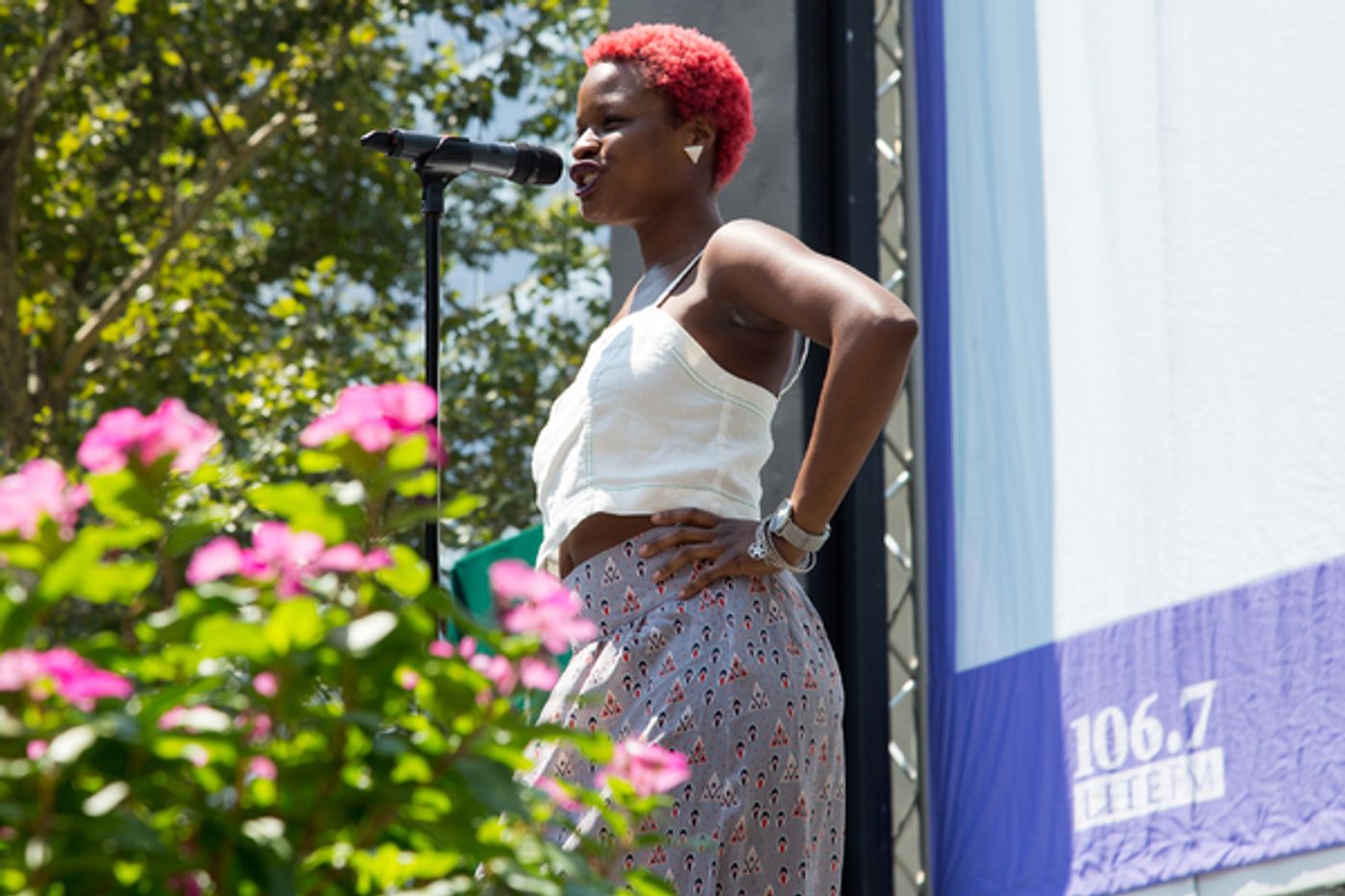 Photo Coverage: The Casts of MISS SAIGON, GREAT COMET & More Belt It Out at Bryant Park!  Image