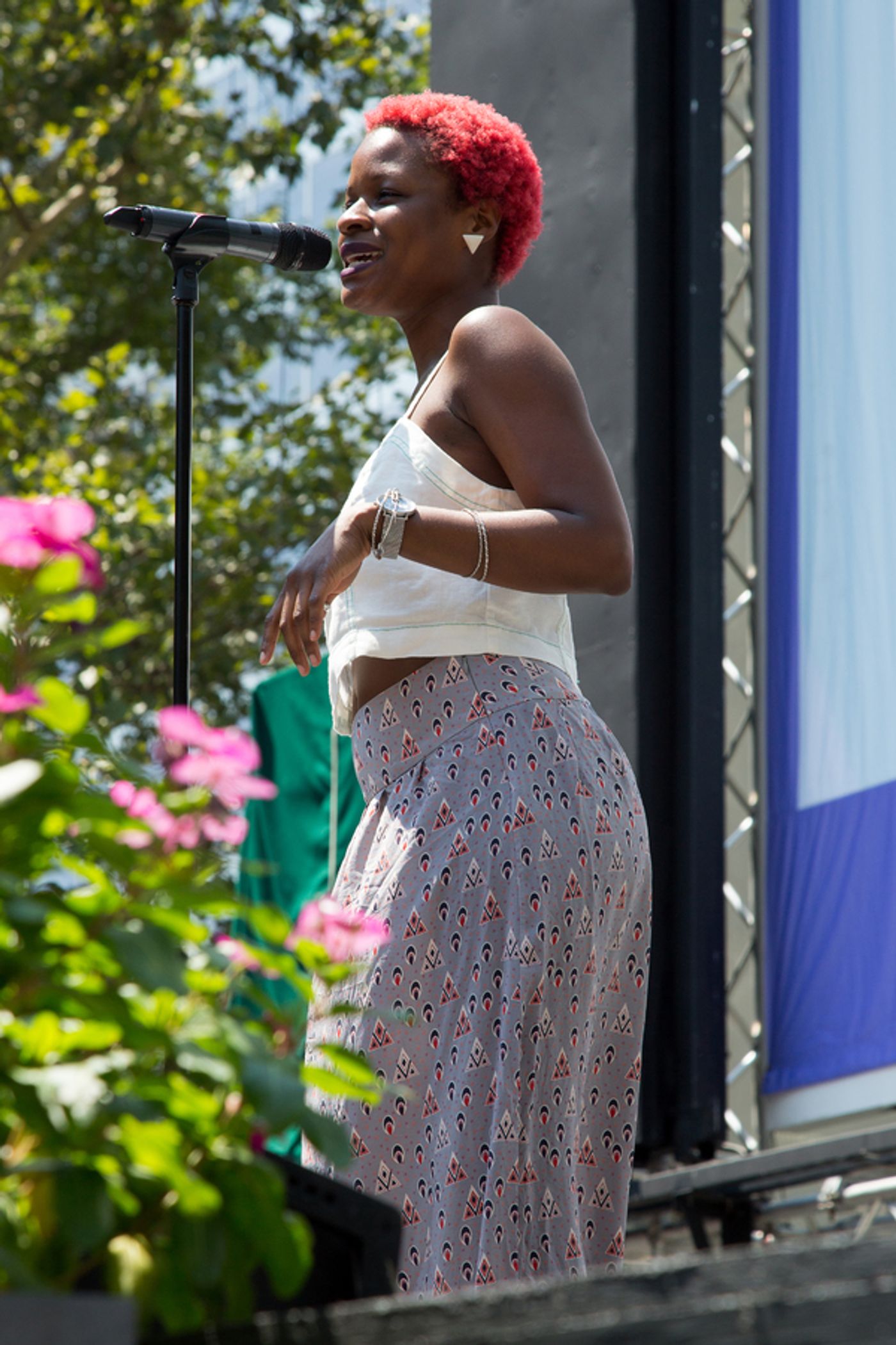 Photo Coverage: The Casts of MISS SAIGON, GREAT COMET & More Belt It Out at Bryant Park!  Image