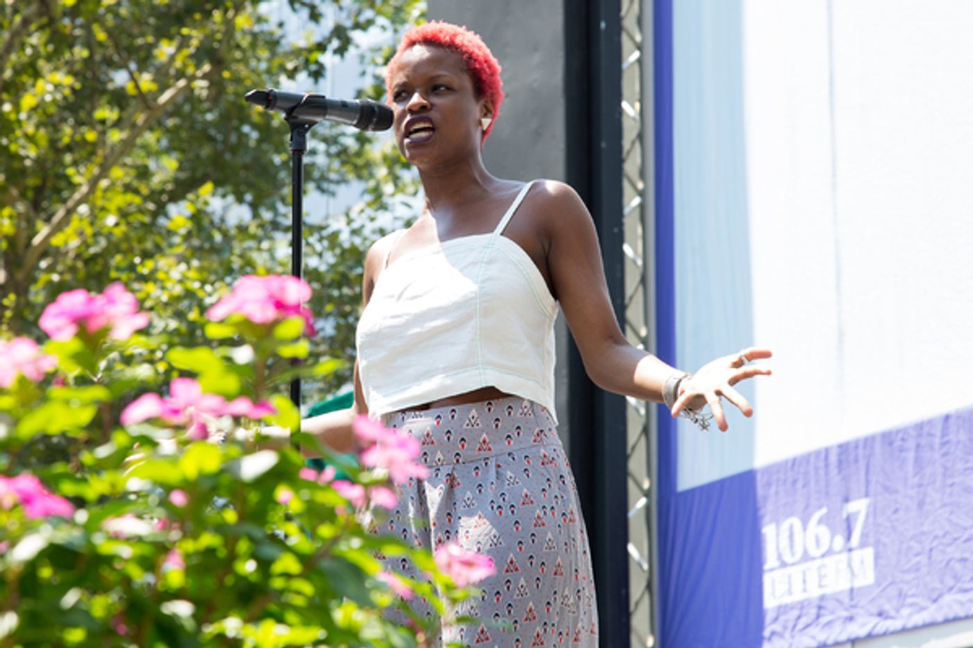 Photo Coverage: The Casts of MISS SAIGON, GREAT COMET & More Belt It Out at Bryant Park!  Image