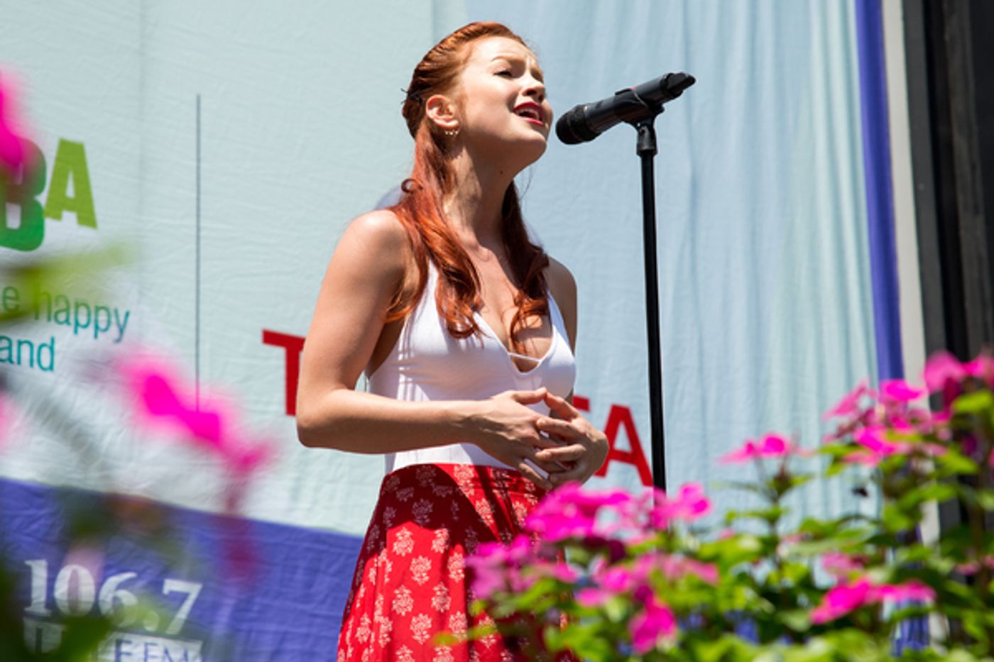 Photo Coverage: The Casts of MISS SAIGON, GREAT COMET & More Belt It Out at Bryant Park!  Image