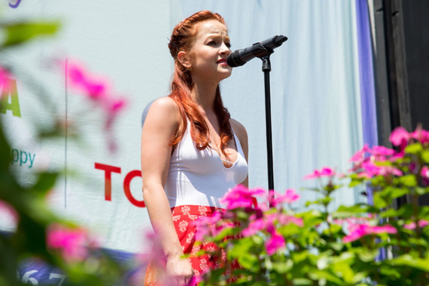 Photo Coverage: The Casts of MISS SAIGON, GREAT COMET & More Belt It Out at Bryant Park!  Image