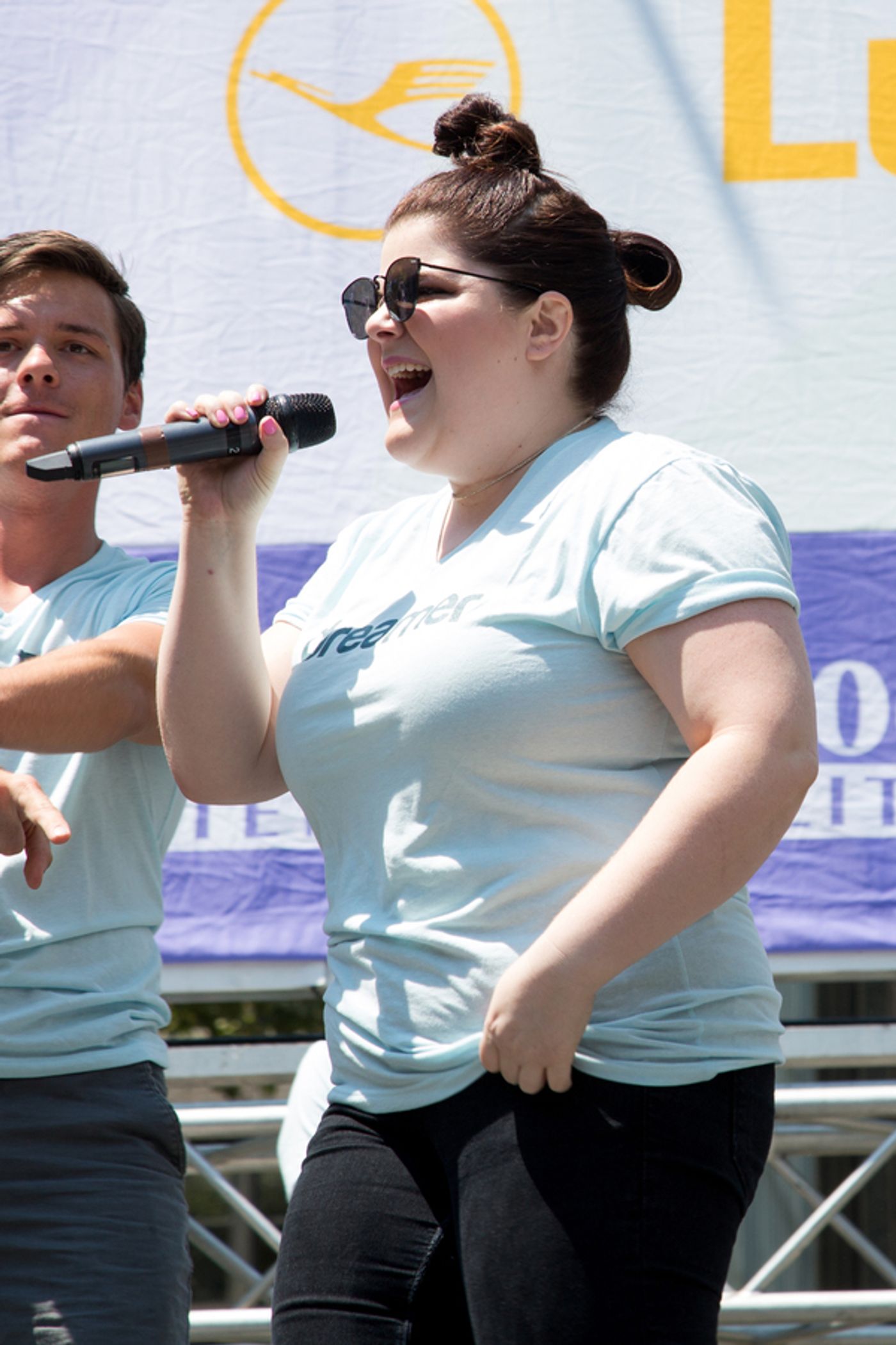 Photo Coverage: The Casts of MISS SAIGON, GREAT COMET & More Belt It Out at Bryant Park!  Image