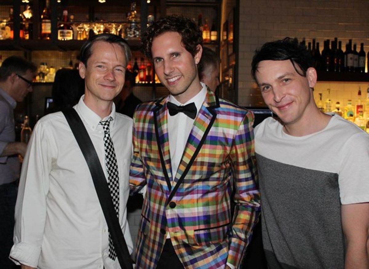 John Cameron Mitchell, Drew Brody and Robin Lord Taylor at 