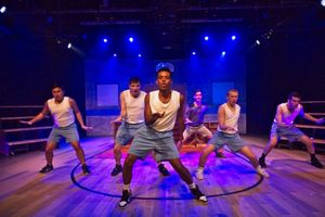 Diego Esmolo, Andrew Overton, Patrick Campbell, Conner Gilbert, Jason Quackenbush, and Elad Ness @ BroadwayWorld Diego Esmolo, Andrew Overton, Patrick Campbell, Conner Gilbert, Jason Quackenbush, an Photo